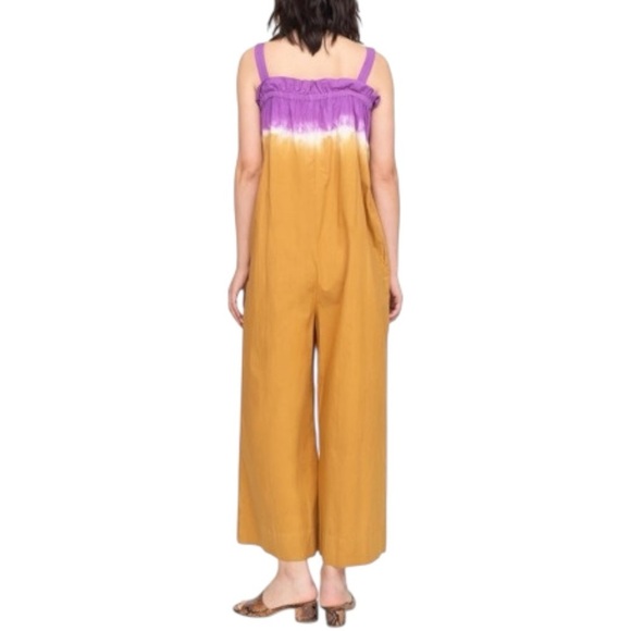 Sea New York Ombre Tie Dye Wide Leg Zelda Jumpsuit Size 12 Boho Relaxed OnePiece - Picture 5 of 8